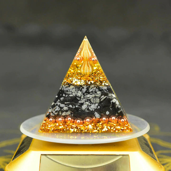 REIKI HEALING ORGONITE PYRAMID