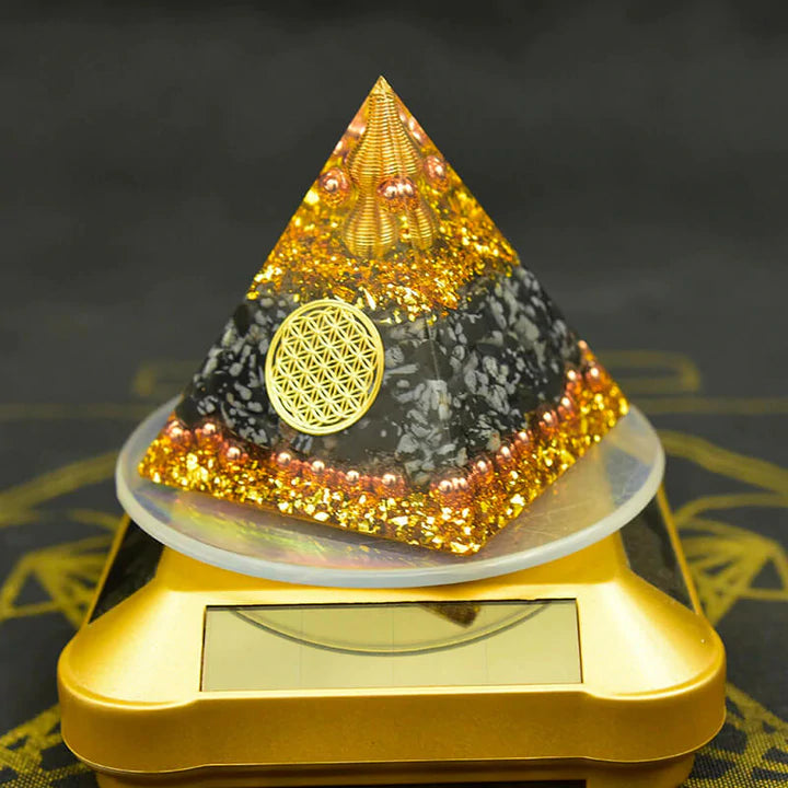 REIKI HEALING ORGONITE PYRAMID