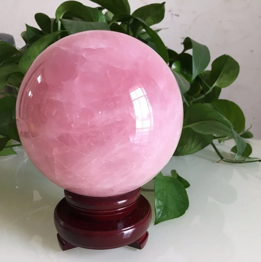 ROSE QUARTZ SPHERE